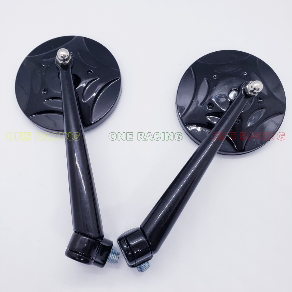 1 Gương chiếu hậu tròn kính xe máy chân ốc 10li thuận gắn bên trái các dòng xe hiện nay