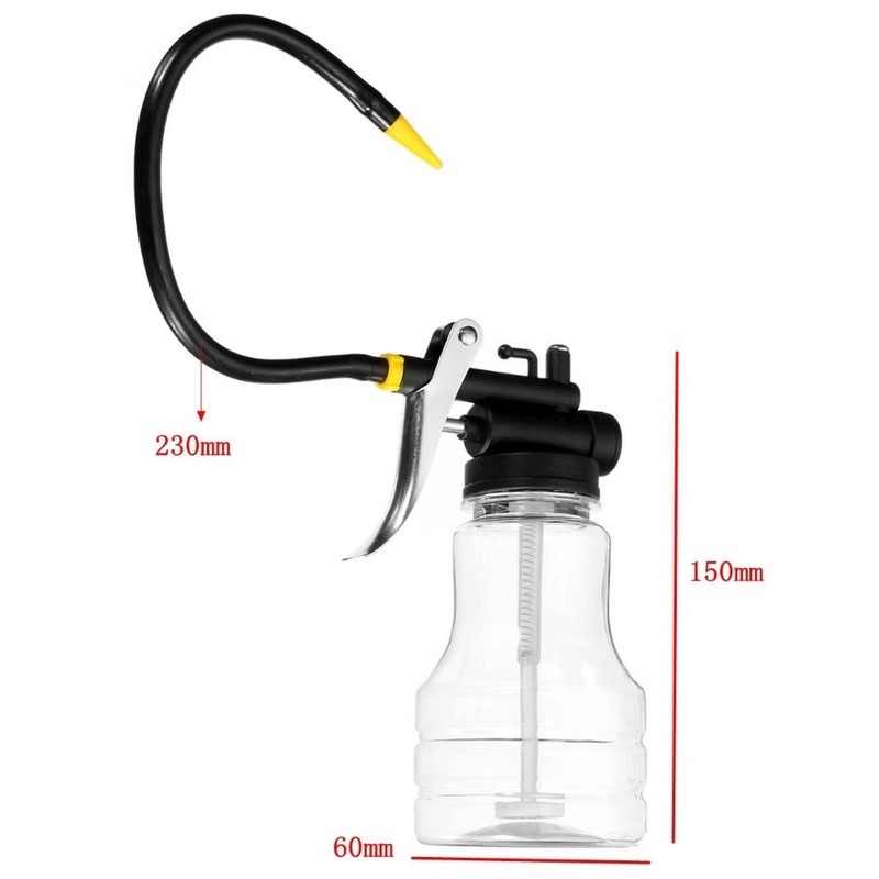 Bình Bơm Dầu Trong Suốt Áp Suất Cao 250ml