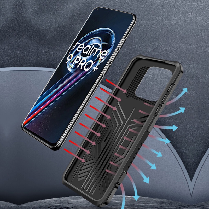 Ốp Điện Thoại Chống Sốc Có Giá Đỡ Cho Realme 9 / Realme 9 Pro + / Realme 9i