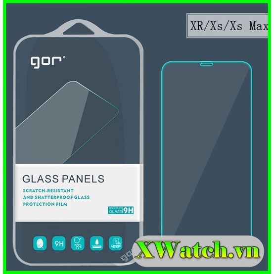 Bộ 2 Cường Lực Gor iPhone 14/14pro/plus 6-7-8  6p - 7p - 8p X XR / Xs max 11 11 pro /11 pro max se 2020 12 12 pro max