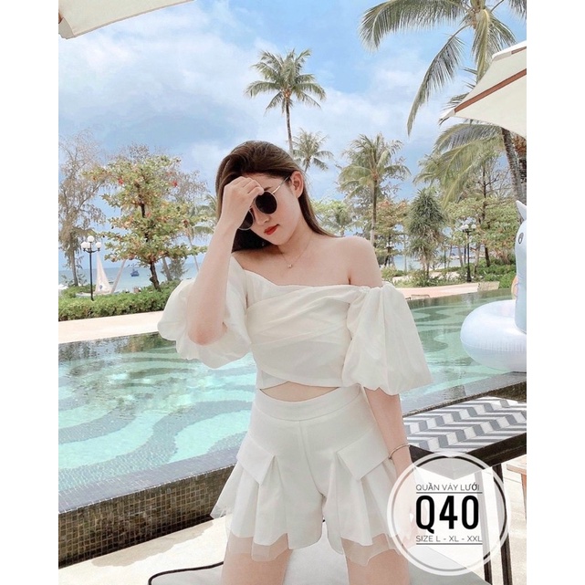 Quần váy lưới bigsize 55-90kg
