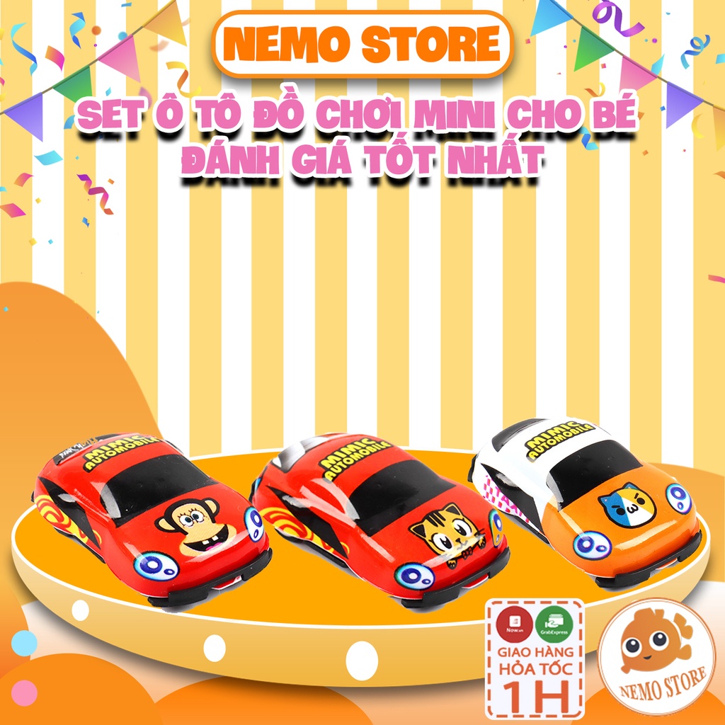 Đồ chơi ô tô cho bé mini chạy bằng cót giúp bé vui chơi giải trí trong nhà