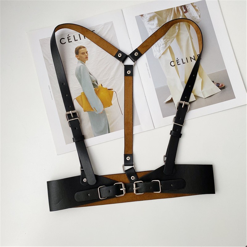 Dây nịt 19598 trang trí phong cách punk đường phố