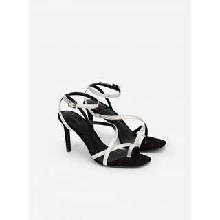 Vascara Giày Sandal Ankle Strap Quai Mảnh Vân Kỳ Đà - SDN 0702 - Màu Bạc