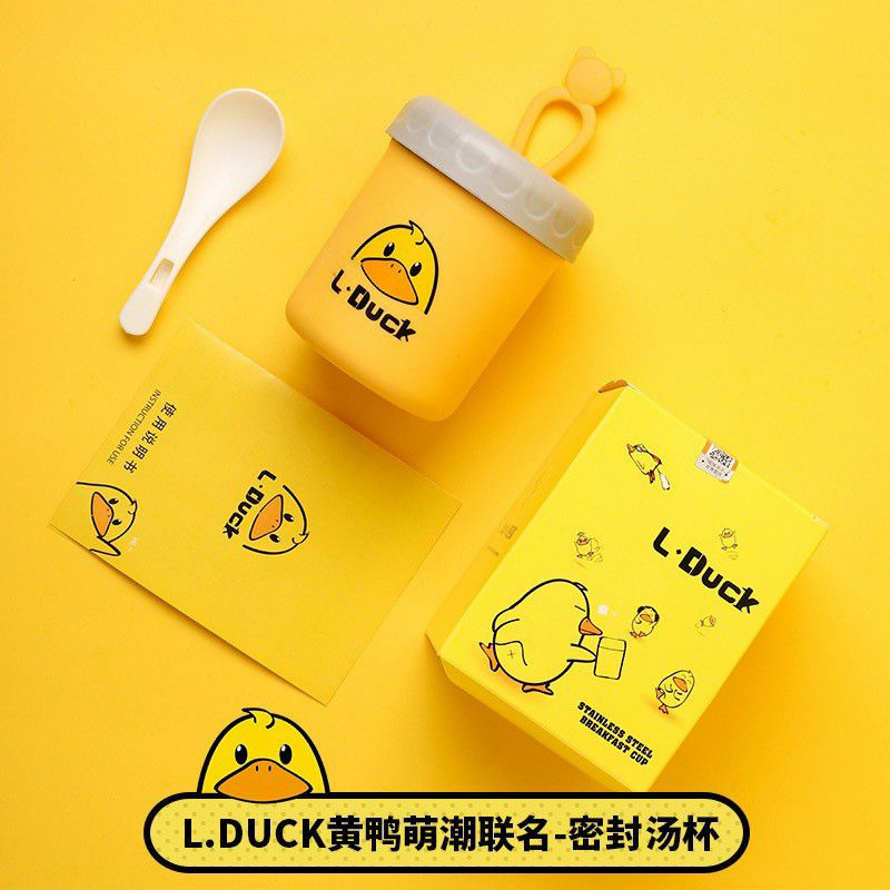 Bình ủ cháo, bình giữ nhiệt 450ml L-duck