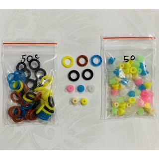50 vòng đàn hồi + 50 núm giữ kim của máy xăm