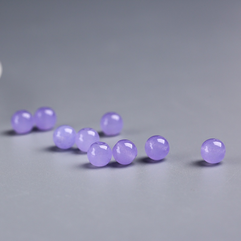 Chuỗi Hạt Đá Thạch Anh Tím Tự Nhiên Dùng Làm Trang Sức Thủ Công