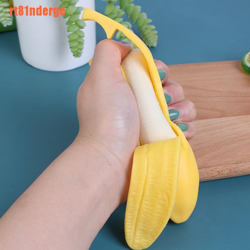 Đồ Chơi Xốp Squishy Giảm Stress Hình Quả Chuối Dễ Thương Cho Bé