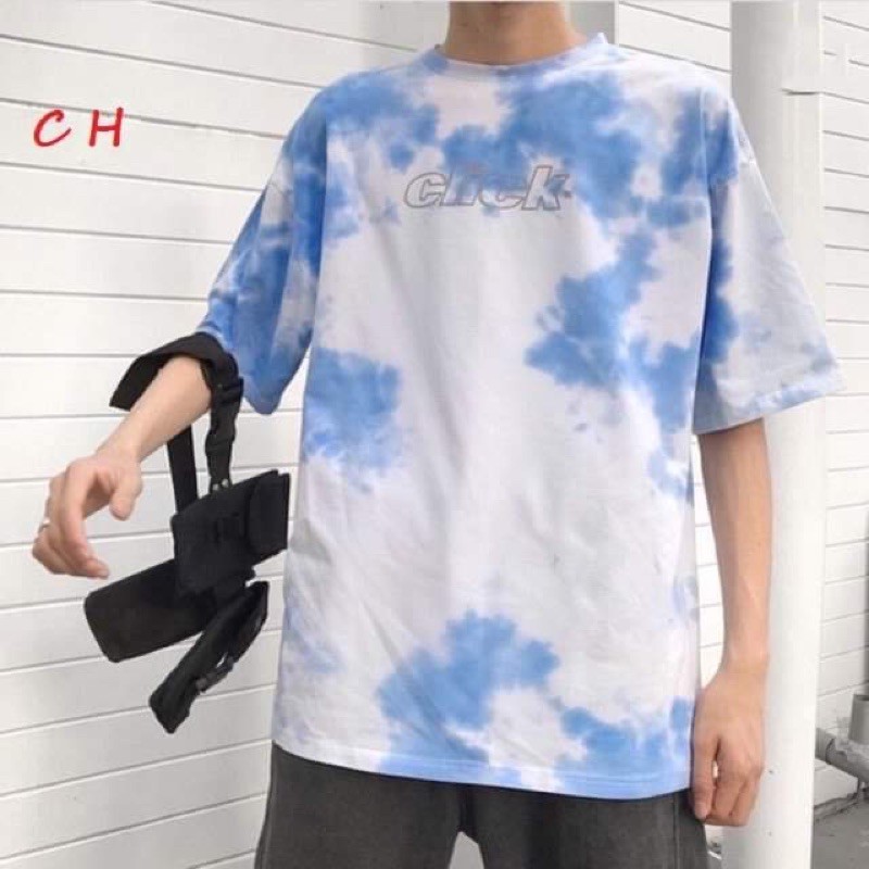 [Mã WASTUP giảm 10% tối đa 30K đơn 99K] Áo loang đám mây click fom unisex COM965