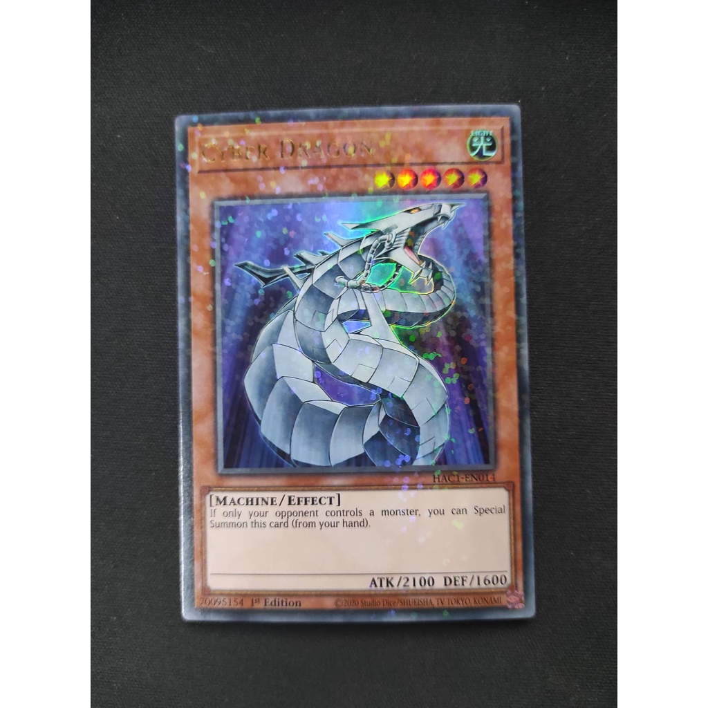 (YGO-TCG)1 lá thẻ bài Cyber Dragon - HAC1-EN014 - Duel Terminal Ultra Rare Parallel