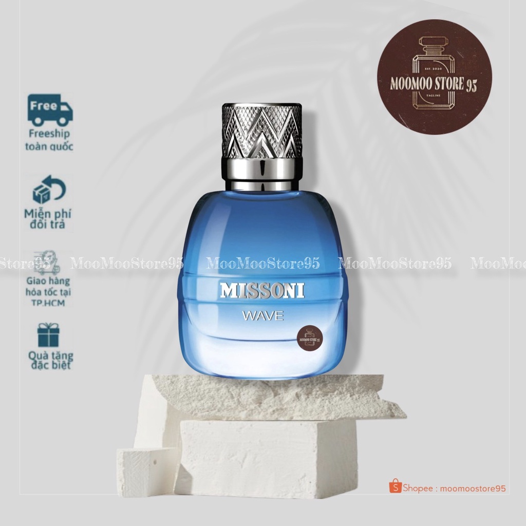 -𝐌𝐨𝐨𝐌𝐨𝐨- Missoni Wave EDT | Nước hoa Nam | Tươi mát và trẻ trung