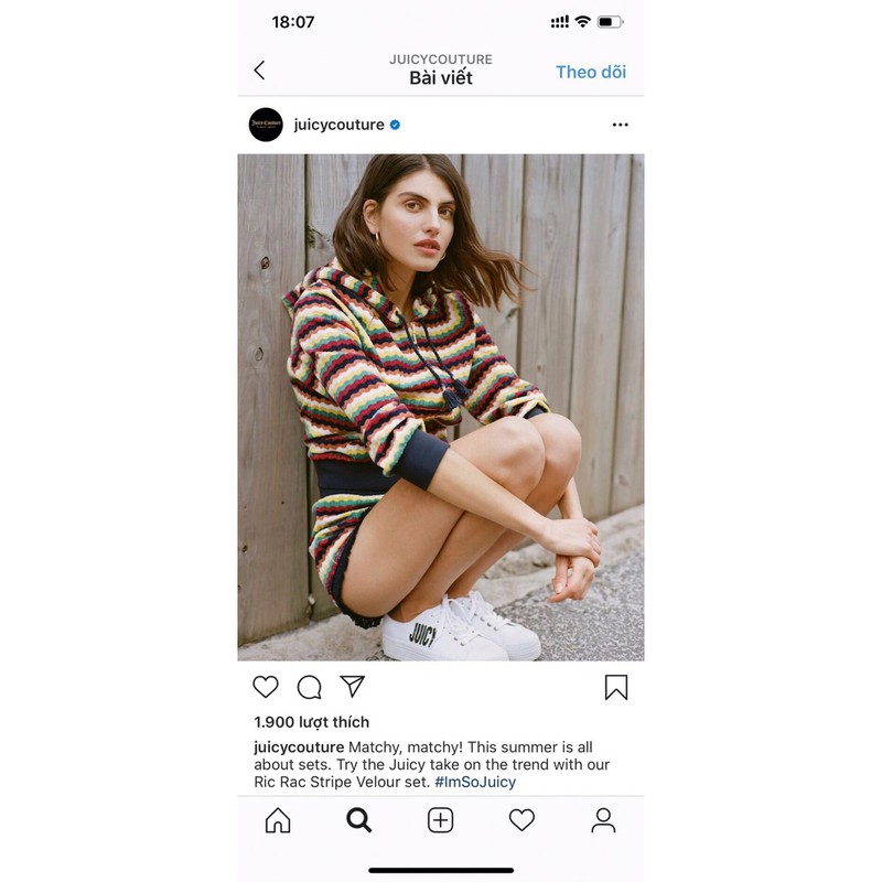 Set đùi Juicy Couture chính hãng