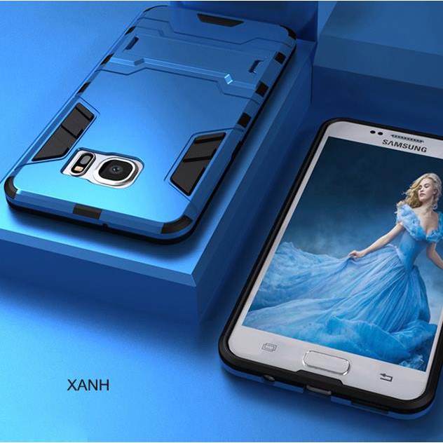 Ốp lưng Samsung S7 Ironman chống sốc có chân dựng máy