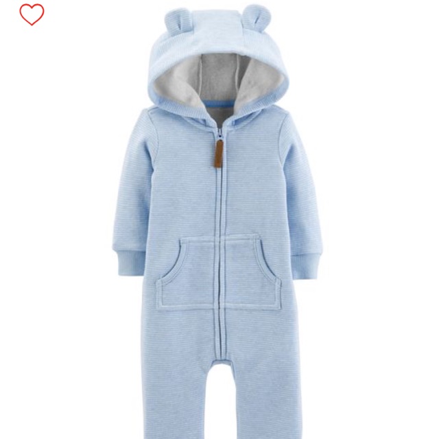 Bộ bodysuit cún xanh Carter Auth từ Mỹ không phải xuất dư