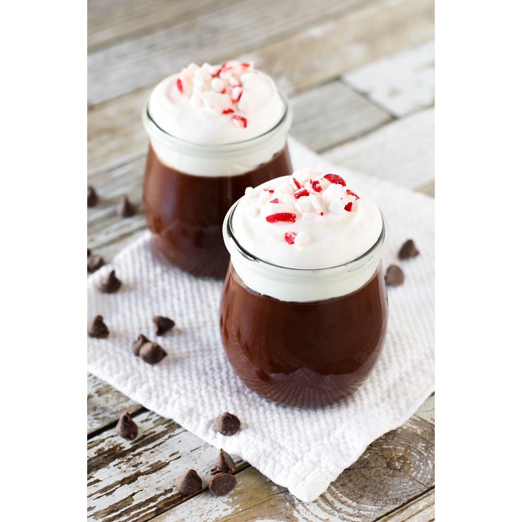 BỘT BÁNH PUDDING SOCOLA ĐEN - BẠC HÀ Hershey's York Peppermint Chocolate Instant Pudding and Pie Filling, 112g (3.95 oz)