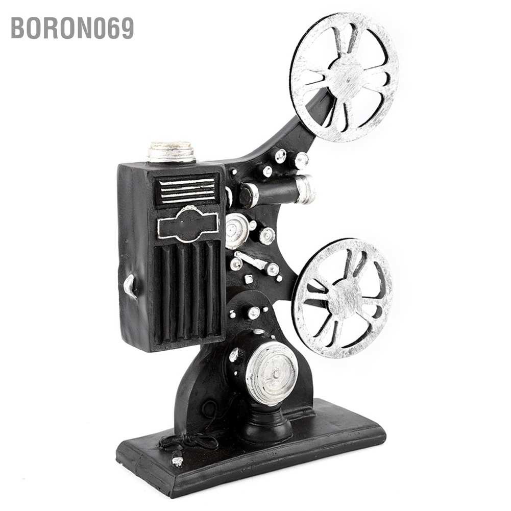 Boron069 Vintage Resin Phim chiếu phim Mô hình Tượng nhỏ Hình Đạo cụ Trang trí nội thất