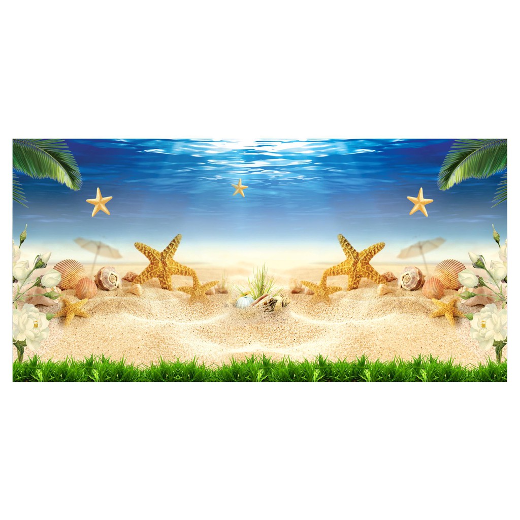 TRANH DECAL DÁN HỒ CÁ 3D_DECAL NÀNG THƠ