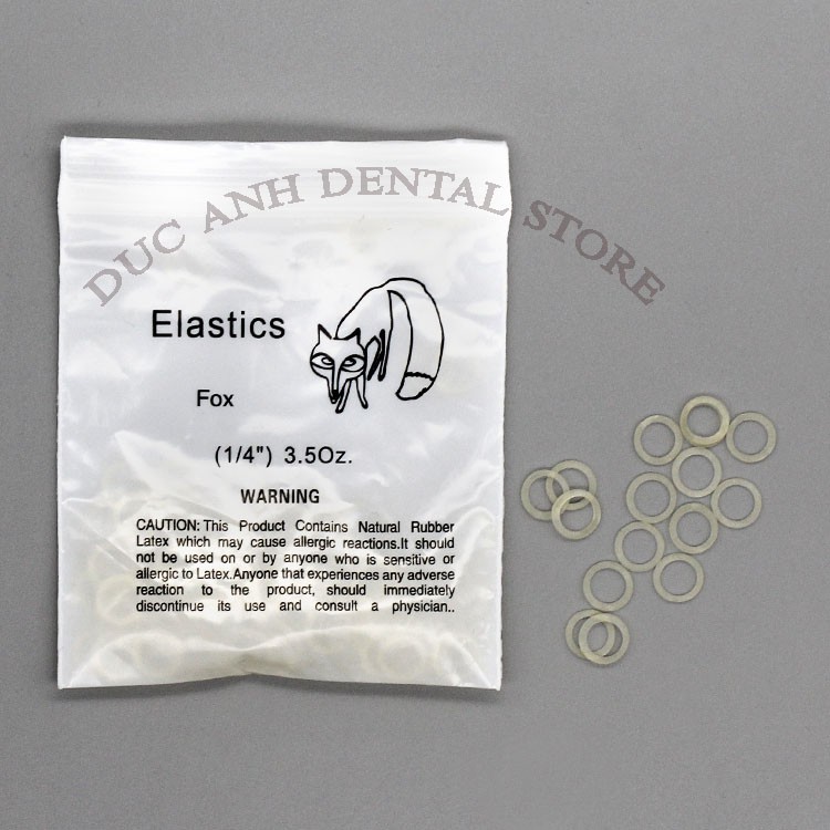 Chun liên hàm cho người niềng răng,nắn chỉnh răng, 100 chun/1 túi, chính hãng 100%