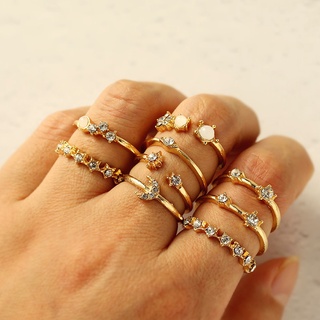 Set 9 Nhẫn Đốt Ngón Tay Phong Cách Boho