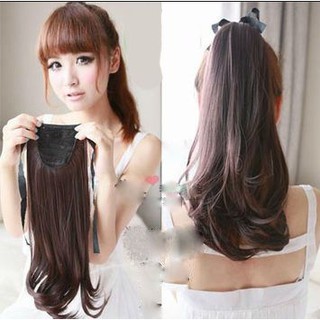 Tóc Cột Xoắn Đuôi Cao Cấp