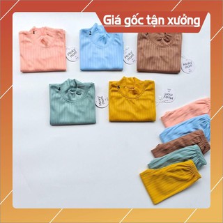 (sale-sale)Bộ len dài tay gân hàng Minky Mon đồ bộ cho bé gái, đồ bộ bé trai, đồ bộ trẻ em, bộ cotton cho bé