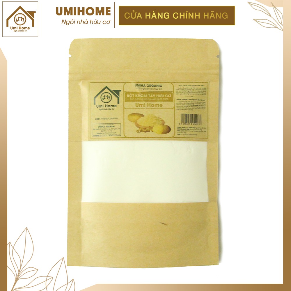 Bột Khoai Tây hữu cơ UMIHOME nguyên chất | Potato flour 100% Organic 35G | Thế Giới Skin Care