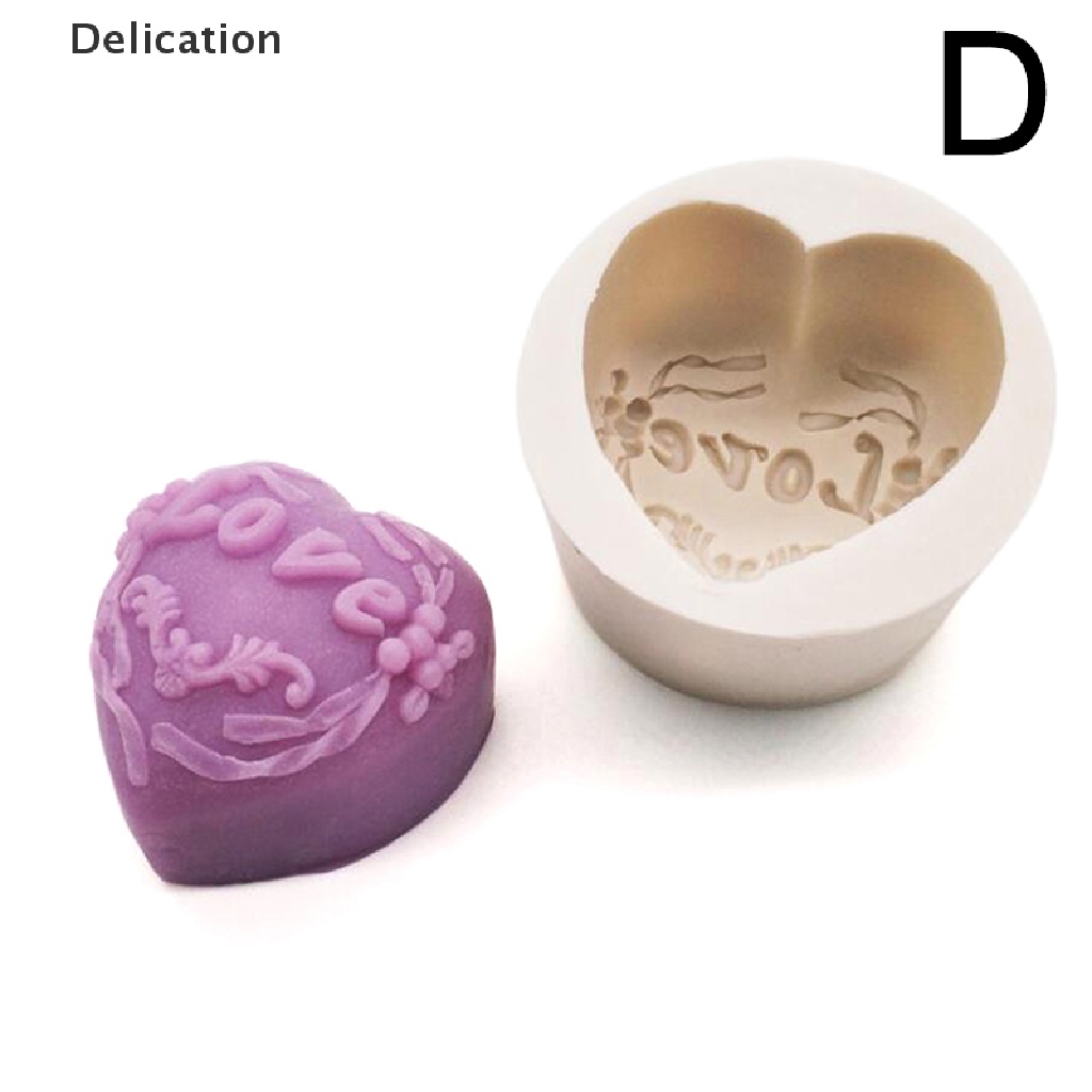 Khuôn silicone tạo hình làm nến/ xà phòng kiểu dáng tùy chọn DIY