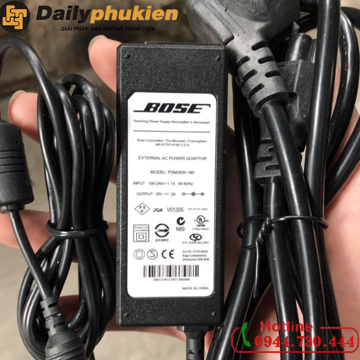 Sạc pin loa BOSE 18v 2a