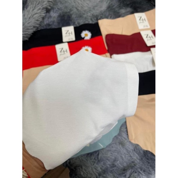 Set 10 quần lót Thái Lan ZH Hoa cúc thun sọc gân mã 822