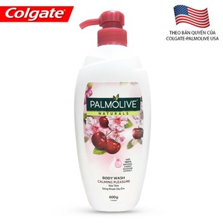 Sữa tắm Palmolive Naturals chiết xuất Cherry Blossom trắng da và dưỡng ẩm 600g