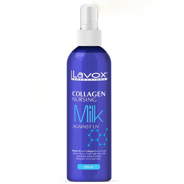 Xịt dưỡng tóc 2 lớp Lavox Collagen 280ml