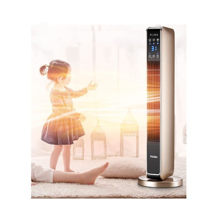 Quạt sưởi điện Haier cao cấp có khiển-Quạt sưởi mùa đông