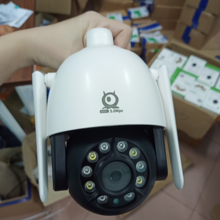 Camera Wifi - Camera PTZ V380Pro C15 5.0Mpx 2536×1440P -  Xoay 360°, Nhận Diện Khuôn Mặt, Zoom X5,Xem Đêm Có Màu