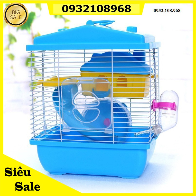 LỒNG HAMSTER MÁI CHÓP 24 X 17 X 30