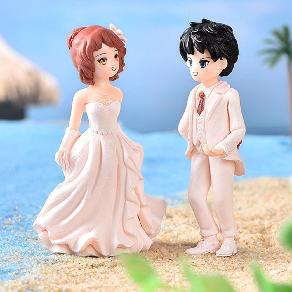 PATRICIA Set 2 Mô Hình Cặp Đôi Trang Trí Tiểu Cảnh