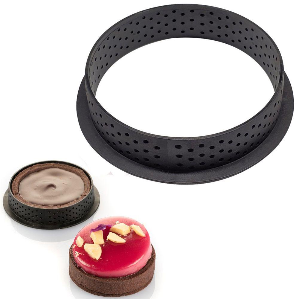 AUGUSTINA Khuôn Làm Bánh Tart DIY Hình Tròn Tiện Dụng