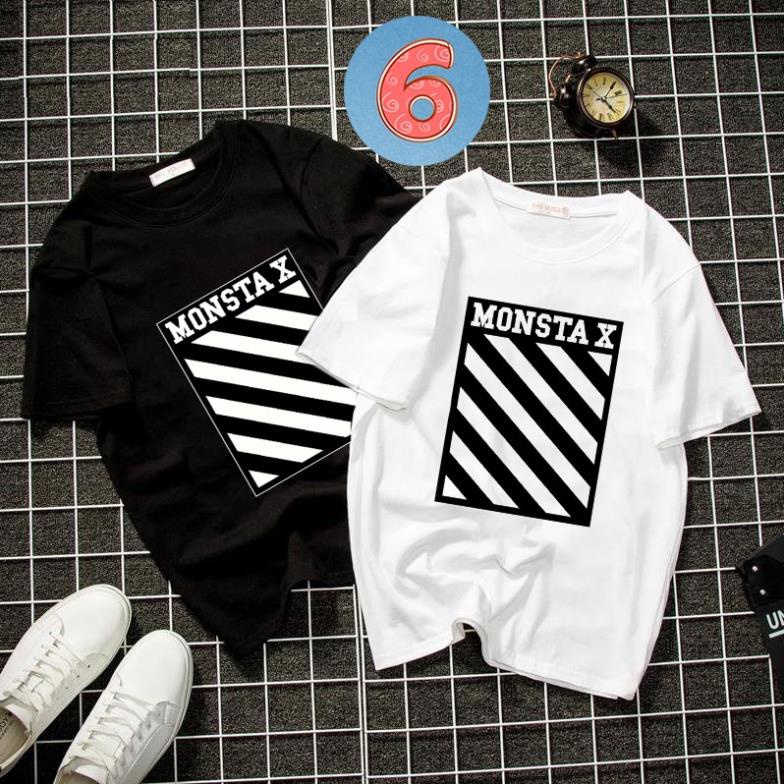 BST 50 - Áo thun nam nữ form rộng vải dày mịn logo cá tính cách điệu
