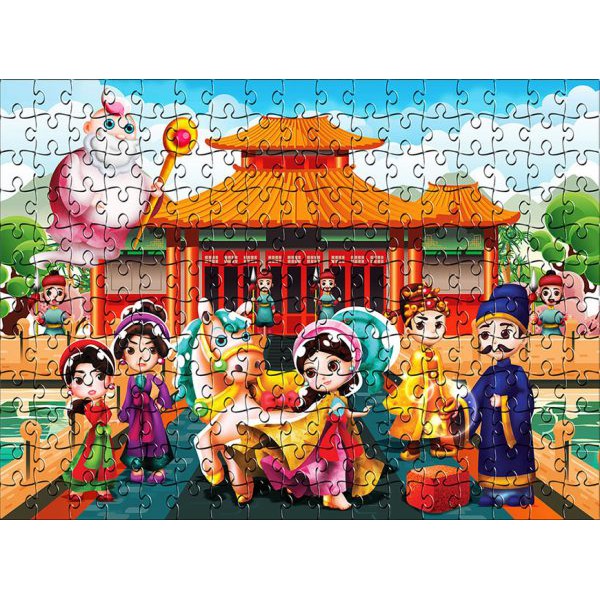 PUZZLE Xếp Hình TẤM CÁM 204 Miếng