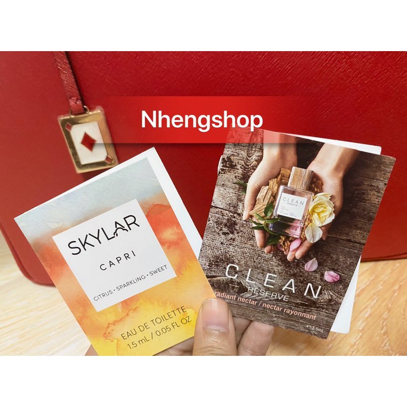 Mẫu thử nước hoa Clean Reserve / skylar Capri