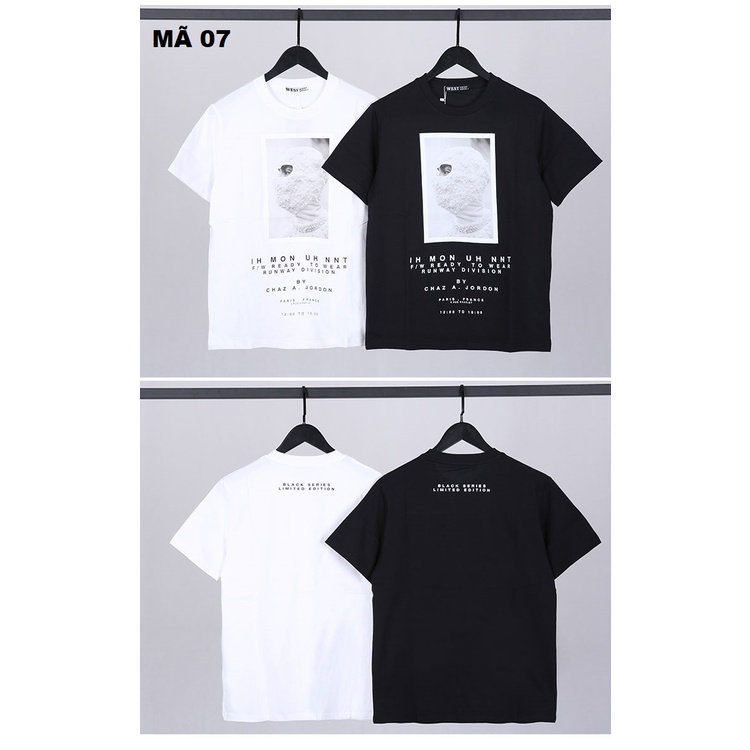 Áo from rộng nam nữ ALDV in hình mặt người vải cotton nhiều mẫu chuẩn áo thun unisex tay lỡ cổ tròn Nelly cộc tay