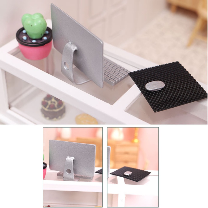 Mô Hình Máy Tính Để Bàn Độc Đáo Trang Trí Nhà Búp Bê