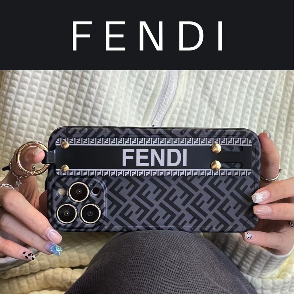 Ốp Điện Thoại Dẻo Họa Tiết Kẻ Sọc Kiểu Cổ Điển Kèm Vòng Đeo Tay Cho IPhone 14 13PRO 13PROMAX 12PRO 12PROMAX 11 PRO MAX XSMAX XS XR