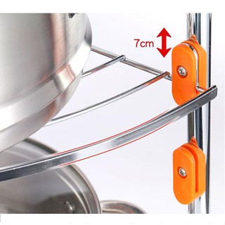 Kệ Để Xoong Nồi 5 Tầng