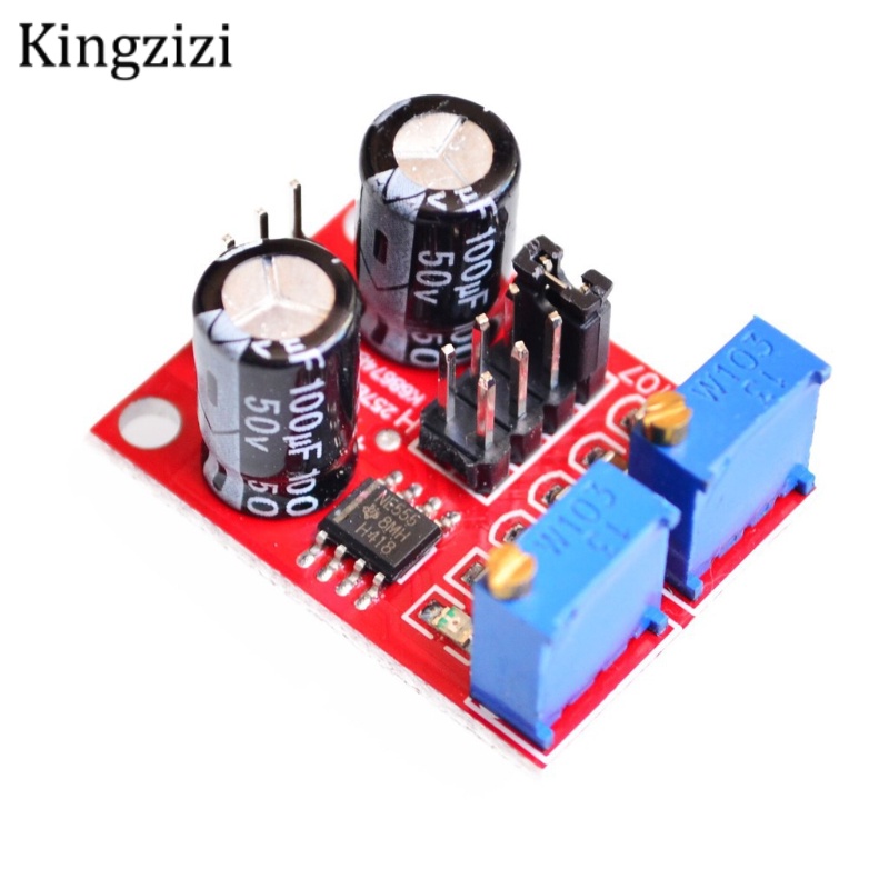 NE555 Mạch tạo sóng / xung tần số có thể điều chỉnh được ne 555