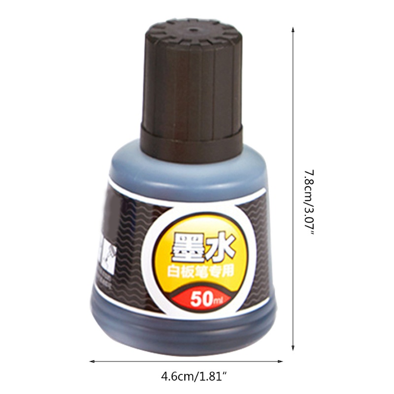 1 Bút Lông Viết Bảng Trắng Đen Đỏ Xanh 50ml Có Thể Tẩy Xóa Được