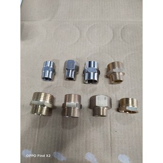 Nối đầu răng trong răng ngoài inox đồng thau các loại