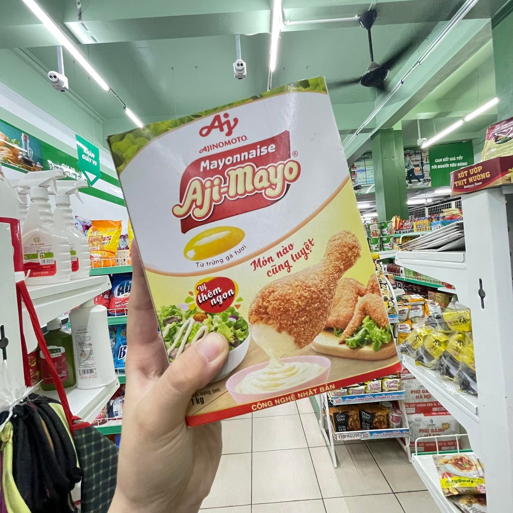 Sốt Mayonnaise Aji- mayo hộp 1kg