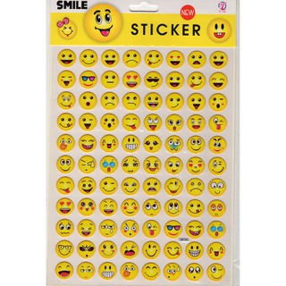 Miếng dán sticker mặt cười - dán nổi 3D
