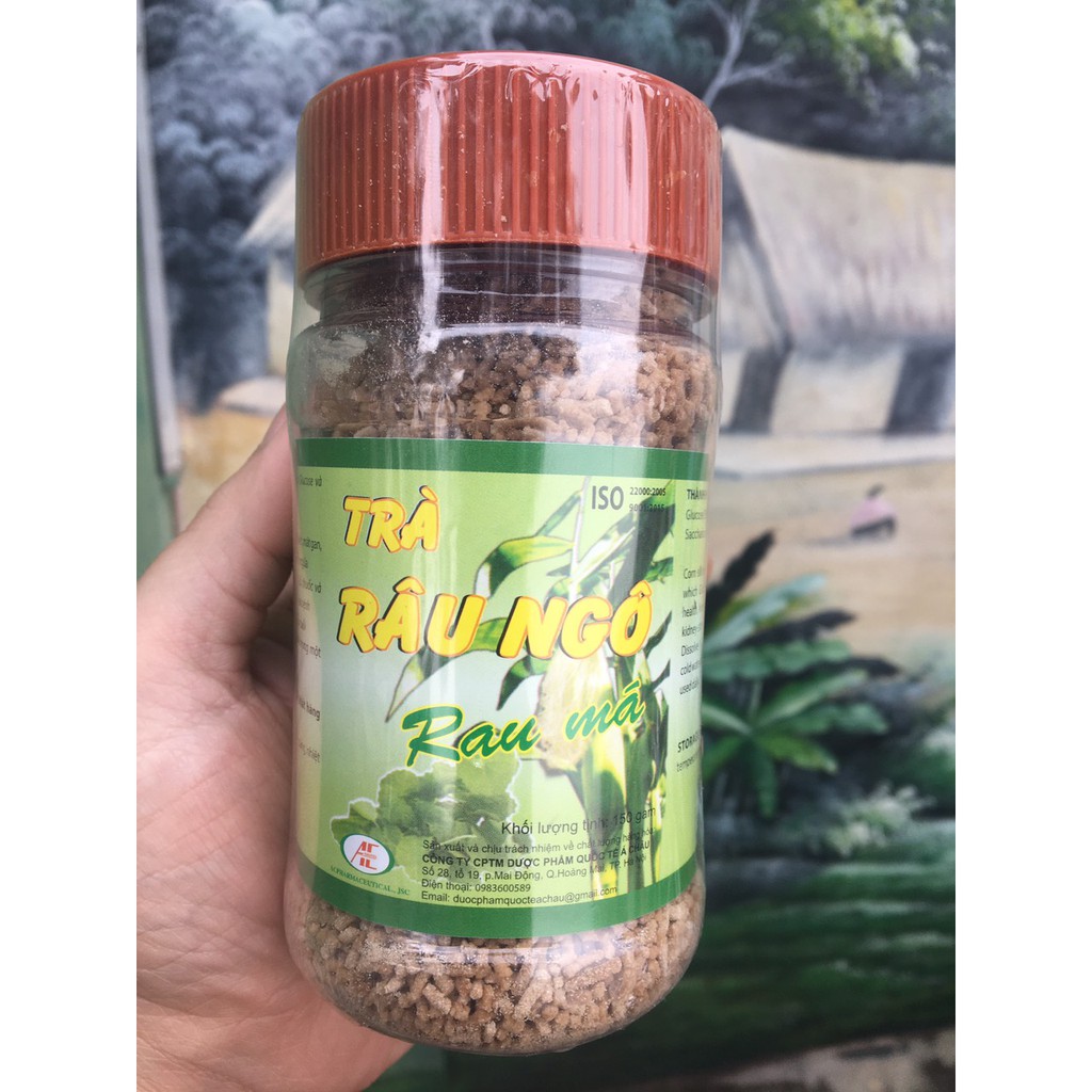 Trà Râu Ngô Rau Má AC - Thanh nhiệt giải độc mát gan hộp 150g