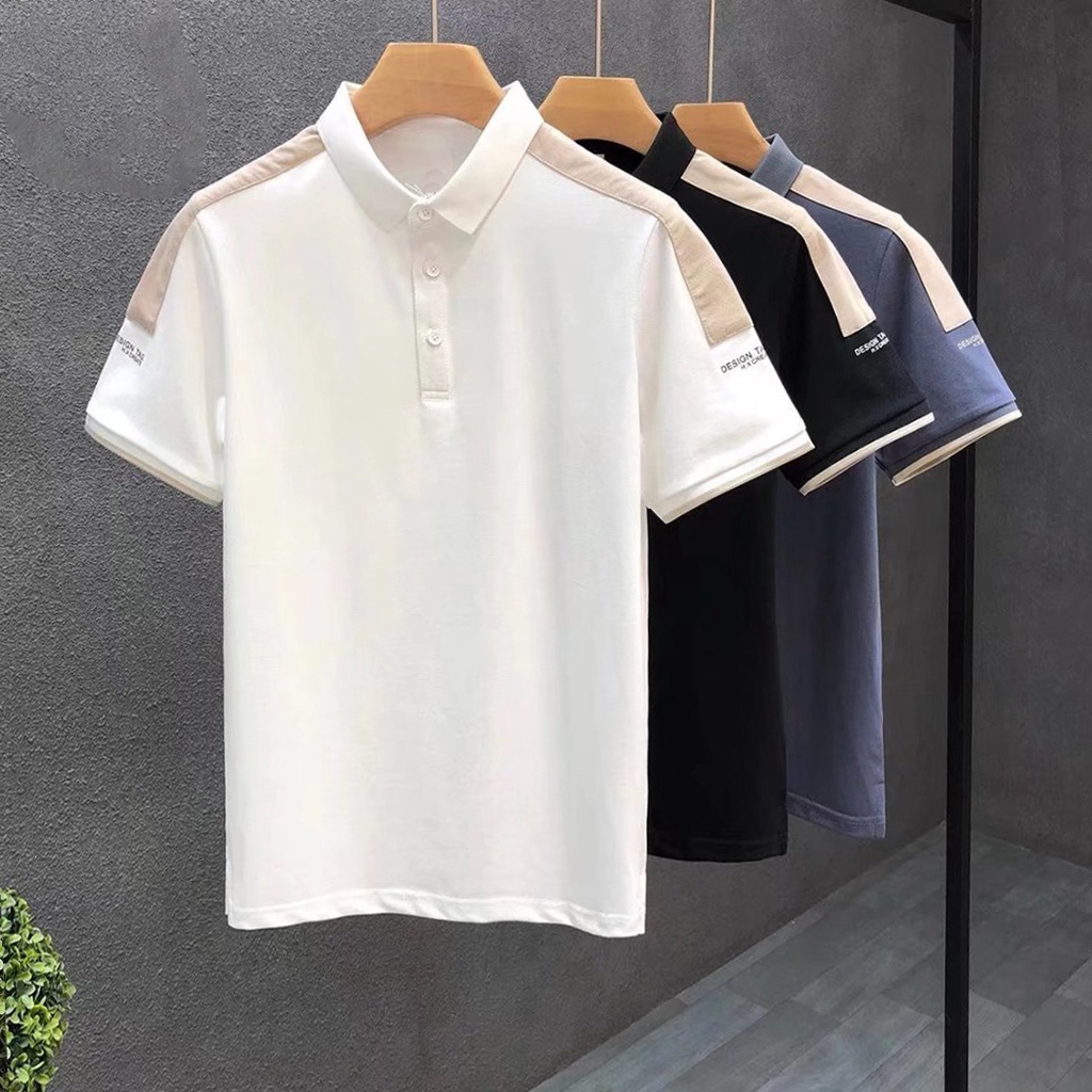 Áo thun nam trung niên  ngắn tay chất vải THUN LẠNH mỏng mát thấm hút mồ hôi loại áo thun ATAO19